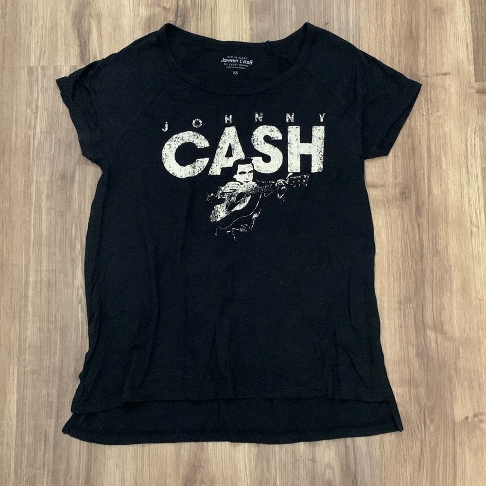 Lucky brand Johnny Cash T-shirt. Size XS